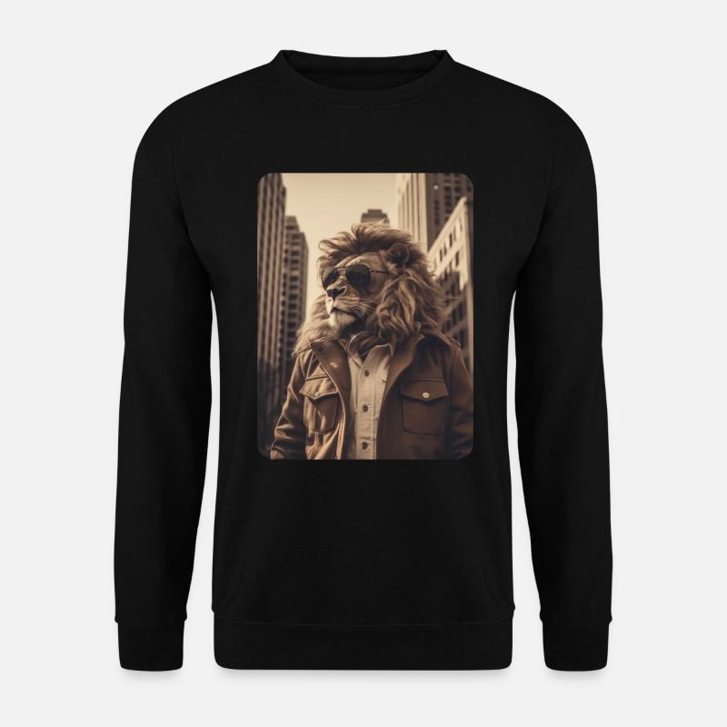 König des Dschungels - Unisex Pullover - Schwarz
