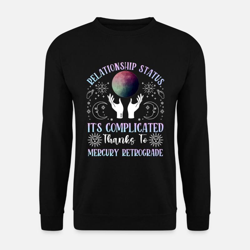 Retrograde planets Mercury retrograde - Unisex Sweatshirt - black