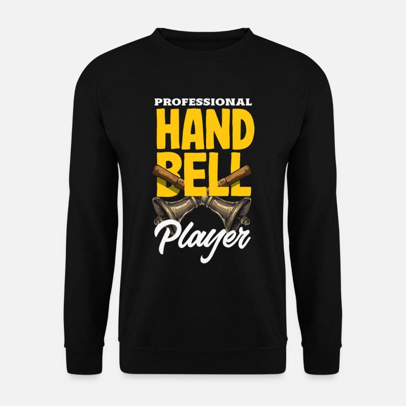 Chormusikinstrument Handglocke - Unisex Pullover - Schwarz