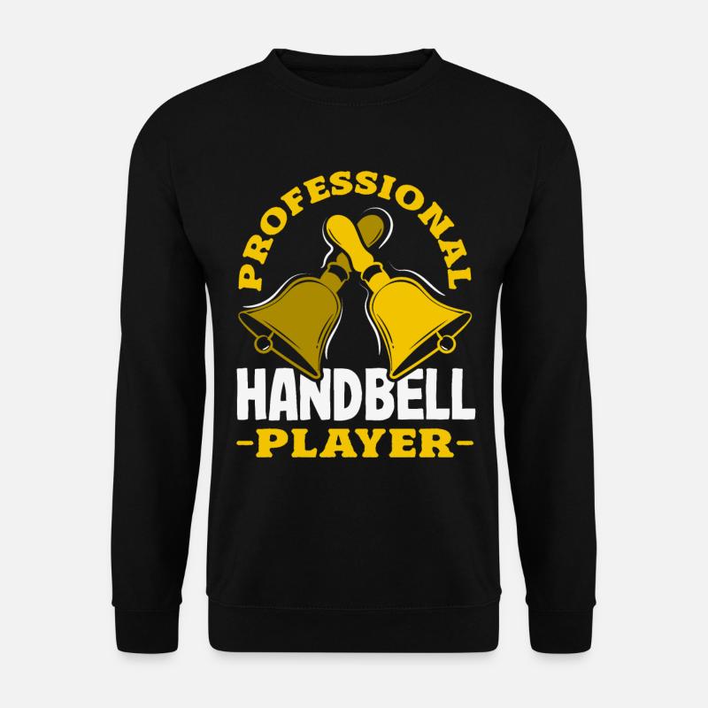 Chormusikinstrument Handglocke - Unisex Pullover - Schwarz