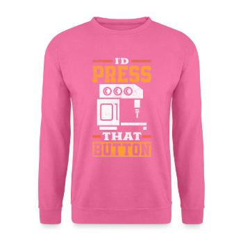 Lustiger Cnc-maschinist - Unisex Pullover - Pink - Vorne