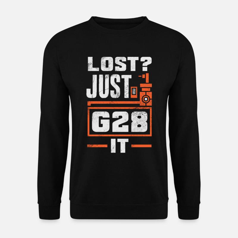 Funny CNC machinist - Unisex Sweatshirt - black