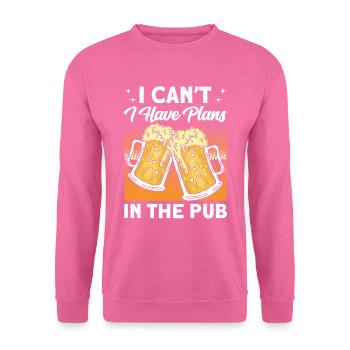 Crawled Pub Crawl Alcohol Drinking - Unisex Sweatshirt - pink - Front