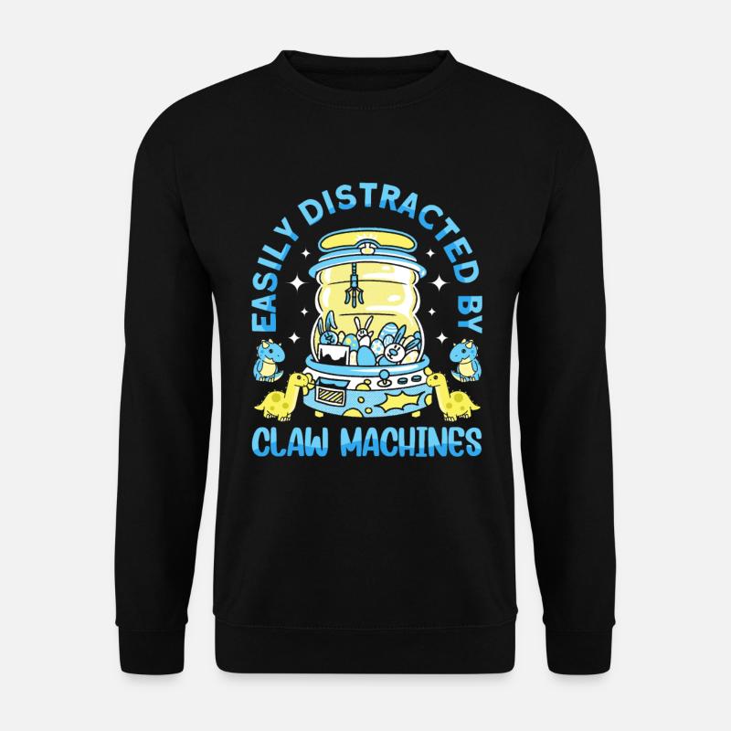 Claw Game Funny Claw Machine - Unisex Sweatshirt - black