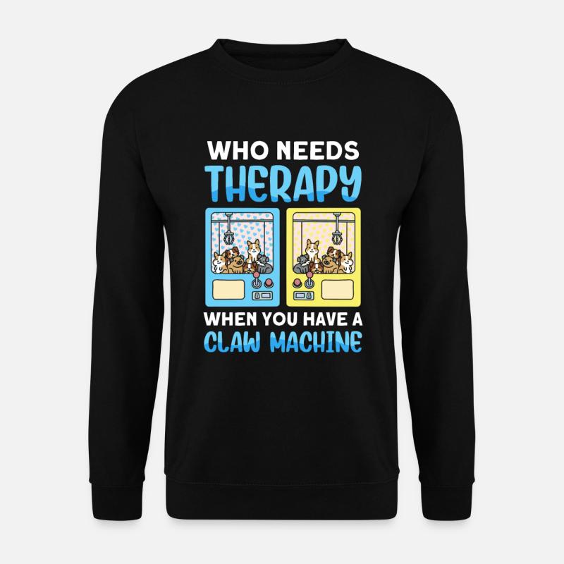 Claw Game Funny Claw Machine - Unisex Sweatshirt - black