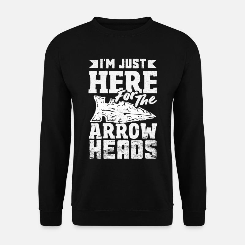 Arrowhead Hunter Bogenschießen Arrowhead - Unisex Pullover - Schwarz