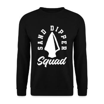 Arrowhead Hunter Archery Arrowhead - Unisex Sweatshirt - black - Front - Alina (178cm) & Michal (187cm)
