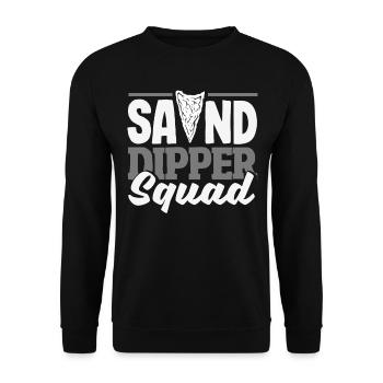 Arrowhead Hunter Bogenschießen Arrowhead - Unisex Pullover - Schwarz - Vorne - Alina (178cm) & Michal (187cm)
