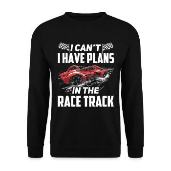 Simulator Cockpit Esports Sim Racing - Unisex Pullover - Schwarz - Vorne - Alina (178cm) & Michal (187cm)