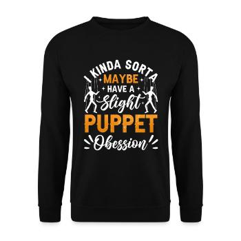 Puppeteer, puppeteer - Unisex Sweatshirt - black - Front - Alina (178cm) & Michal (187cm)