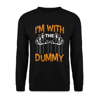 Puppeteer, puppeteer - Unisex Sweatshirt - black - Front - Alina (178cm) & Michal (187cm)