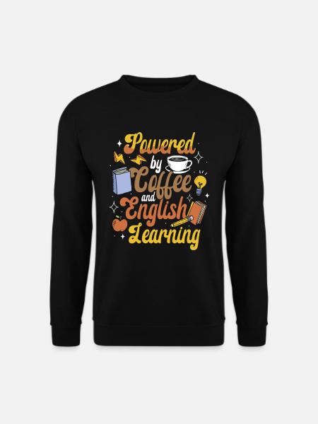 Englischlehrer Englischlerner ELL-Lehrer - Unisex Pullover - Schwarz