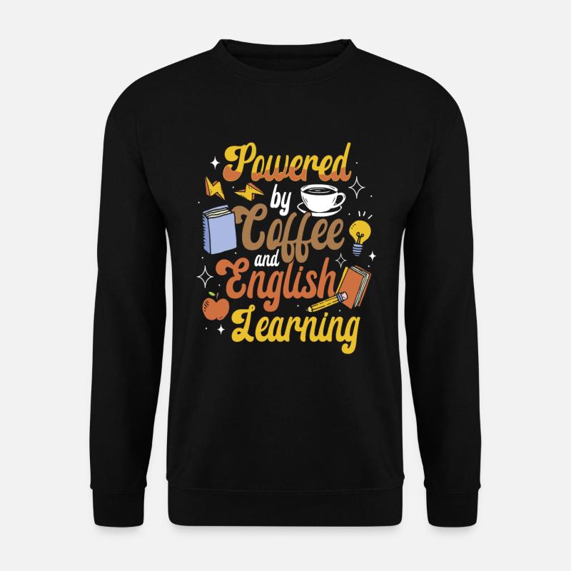 Englischlehrer Englischlerner ELL-Lehrer - Unisex Pullover - Schwarz