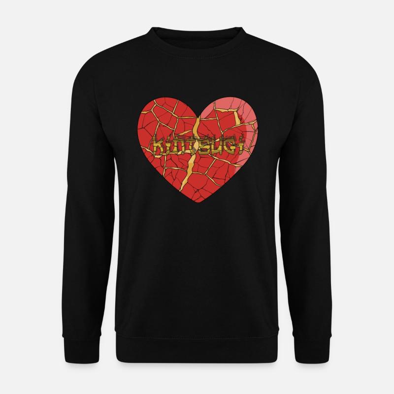 Kintsugi Kintsukuroi Imperfect japan - Unisex Sweatshirt - black