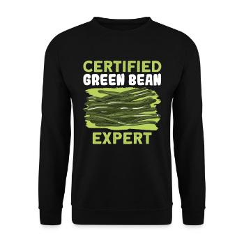 Casserole de Thanksgiving aux haricots verts - Sweat-shirt Unisexe - noir - Devant - Alina (178cm) & Michal (187cm)