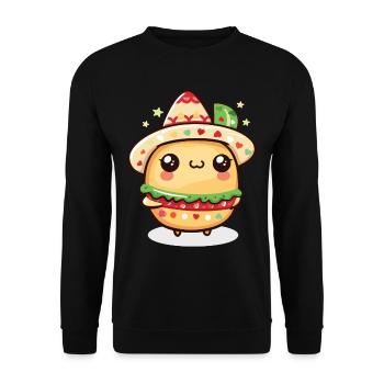 Fiesta mexicaine Cinco De Mayo - Sweat-shirt Unisexe - noir - Devant - Alina (178cm) & Michal (187cm)
