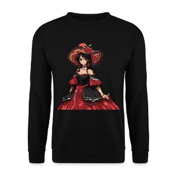 Fiesta mexicaine Cinco De Mayo - Sweat-shirt Unisexe - noir - Devant - Alina (178cm) & Michal (187cm)
