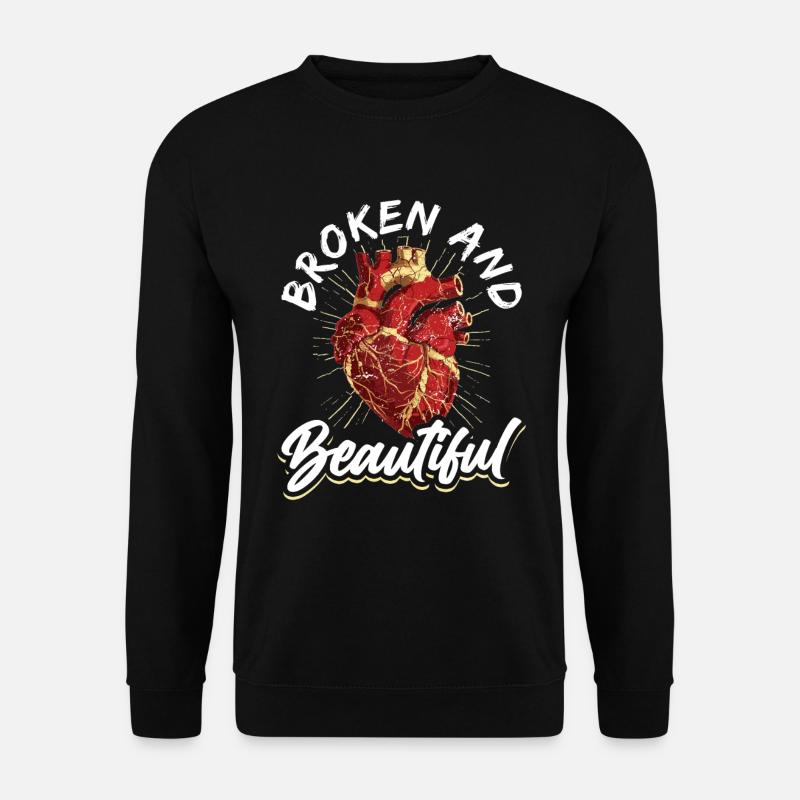 Kintsugi Kintsukuroi Imperfect japan - Unisex Sweatshirt - black