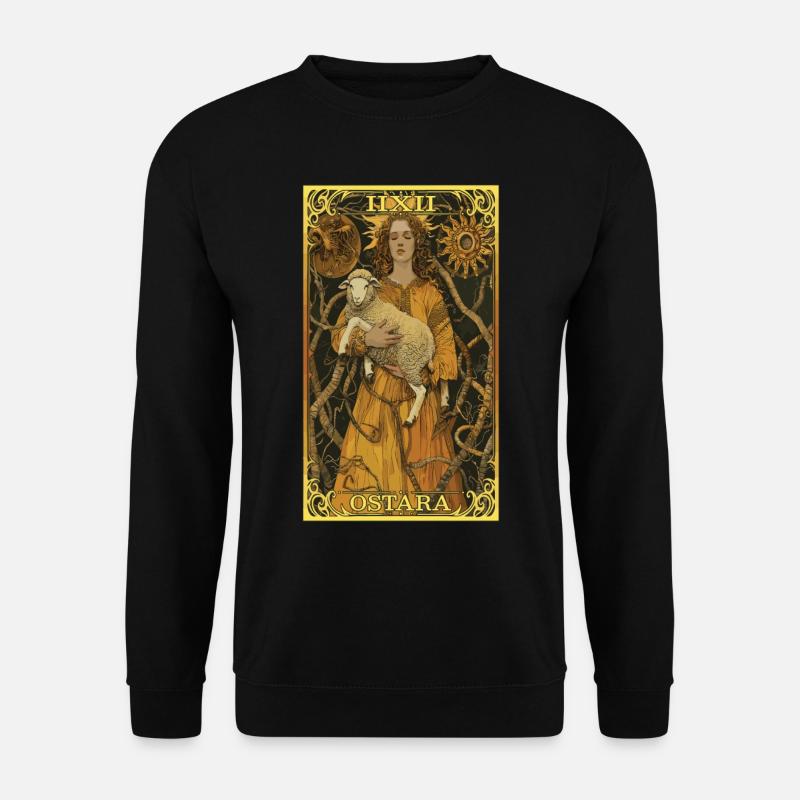 Easter Eostre Pagan Spring - Unisex Sweatshirt - black