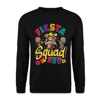 Fiesta mexicaine Cinco De Mayo - Sweat-shirt Unisexe - noir - Devant - Alina (178cm) & Michal (187cm)