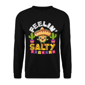 Mexikanische Fiesta Cinco De Mayo - Unisex Pullover - Schwarz - Vorne - Alina (178cm) & Michal (187cm)