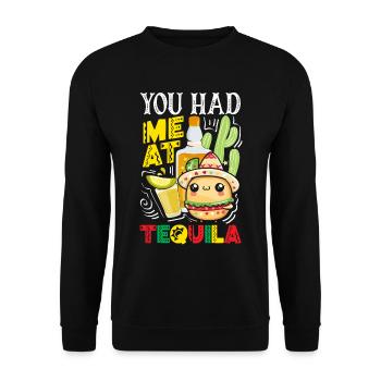 Mexikanische Fiesta Cinco De Mayo - Unisex Pullover - Schwarz - Vorne - Alina (178cm) & Michal (187cm)