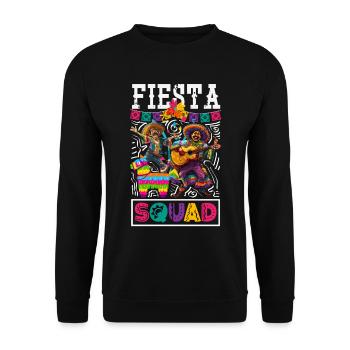 Mexikanische Fiesta Cinco De Mayo - Unisex Pullover - Schwarz - Vorne - Alina (178cm) & Michal (187cm)