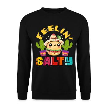 Mexikanische Fiesta Cinco De Mayo - Unisex Pullover - Schwarz - Vorne - Alina (178cm) & Michal (187cm)