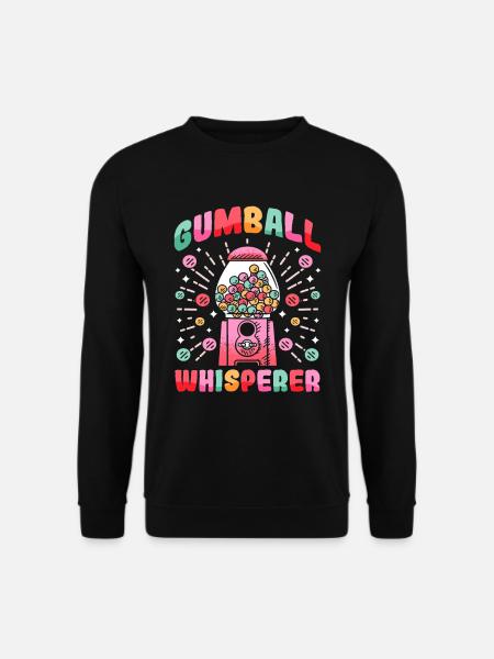 Funny chewing gum machine - Unisex Sweatshirt - black