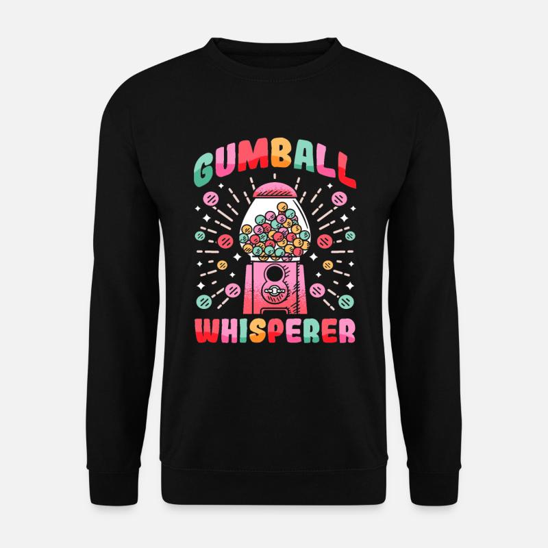 Funny chewing gum machine - Unisex Sweatshirt - black