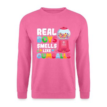 Machine à chewing-gum drôle - Sweat-shirt Unisexe - rose - Devant