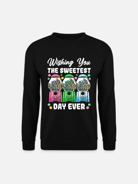 Funny chewing gum machine - Unisex Sweatshirt - black