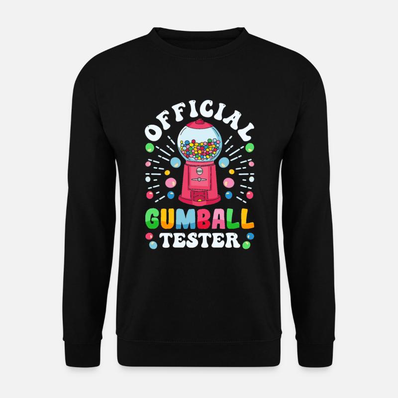 Funny chewing gum machine - Unisex Sweatshirt - black
