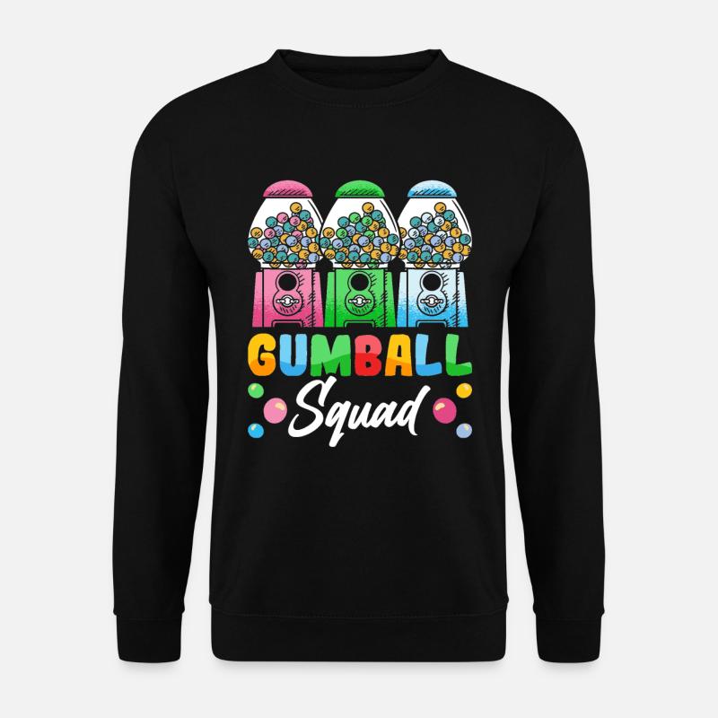 Funny chewing gum machine - Unisex Sweatshirt - black