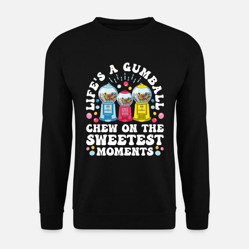 Funny chewing gum machine - Unisex Sweatshirt - black
