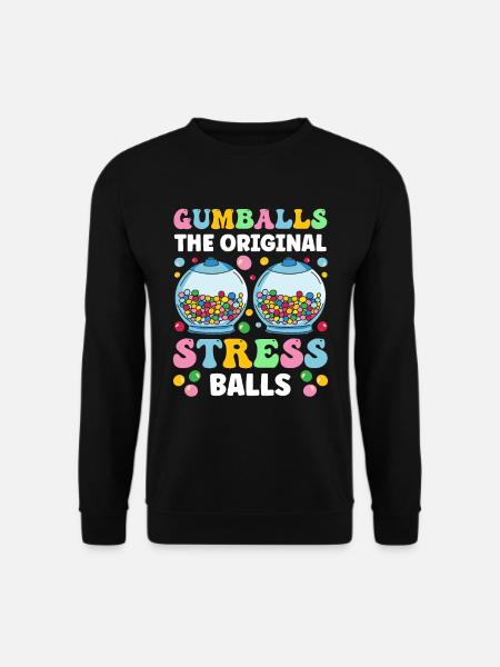 Funny chewing gum machine - Unisex Sweatshirt - black