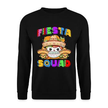 Mexikanische Fiesta Cinco De Mayo - Unisex Pullover - Schwarz - Vorne - Alina (178cm) & Michal (187cm)