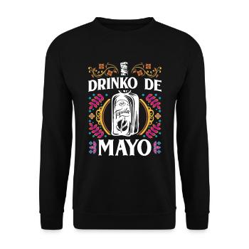 Mexikanische Fiesta Cinco De Mayo - Unisex Pullover - Schwarz - Vorne - Alina (178cm) & Michal (187cm)