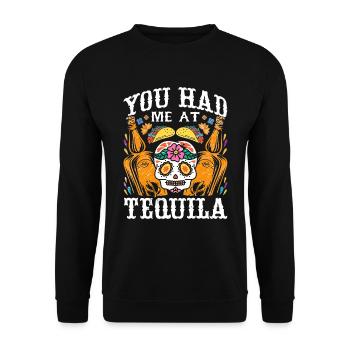 Mexikanische Fiesta Cinco De Mayo - Unisex Pullover - Schwarz - Vorne - Alina (178cm) & Michal (187cm)
