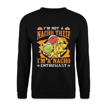 Mexikanische Fiesta Cinco De Mayo - Unisex Pullover - Schwarz - Vorne - Alina (178cm) & Michal (187cm)