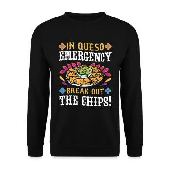Mexikanische Fiesta Cinco De Mayo - Unisex Pullover - Schwarz - Vorne - Alina (178cm) & Michal (187cm)