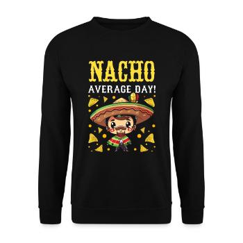 Mexikanische Fiesta Cinco De Mayo - Unisex Pullover - Schwarz - Vorne - Alina (178cm) & Michal (187cm)