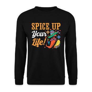 Fiesta mexicaine Cinco De Mayo - Sweat-shirt Unisexe - noir - Devant - Alina (178cm) & Michal (187cm)