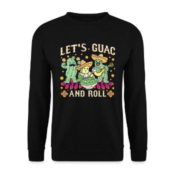 Mexikanische Fiesta Cinco De Mayo - Unisex Pullover - Schwarz - Vorne - Alina (178cm) & Michal (187cm)