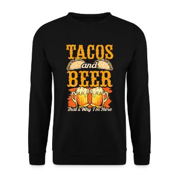 Mexikanische Fiesta Cinco De Mayo - Unisex Pullover - Schwarz - Vorne - Alina (178cm) & Michal (187cm)