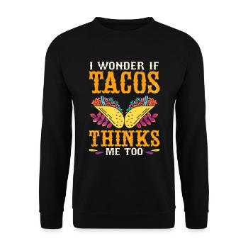 Mexikanische Fiesta Cinco De Mayo - Unisex Pullover - Schwarz - Vorne - Alina (178cm) & Michal (187cm)