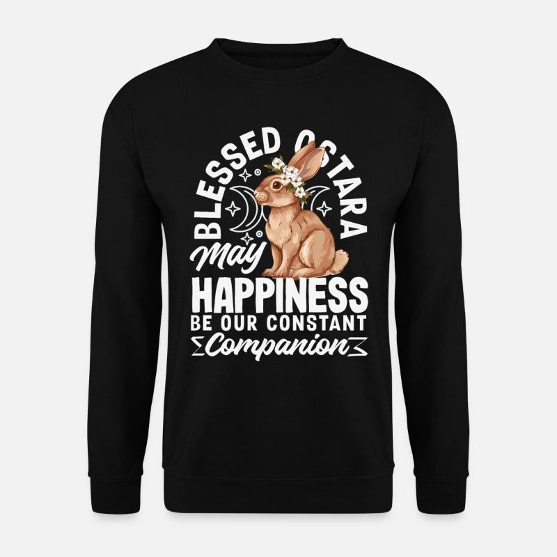 Easter Eostre Pagan Spring - Unisex Sweatshirt - black