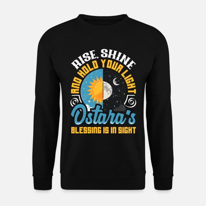 Easter Eostre Pagan Spring - Unisex Sweatshirt - black