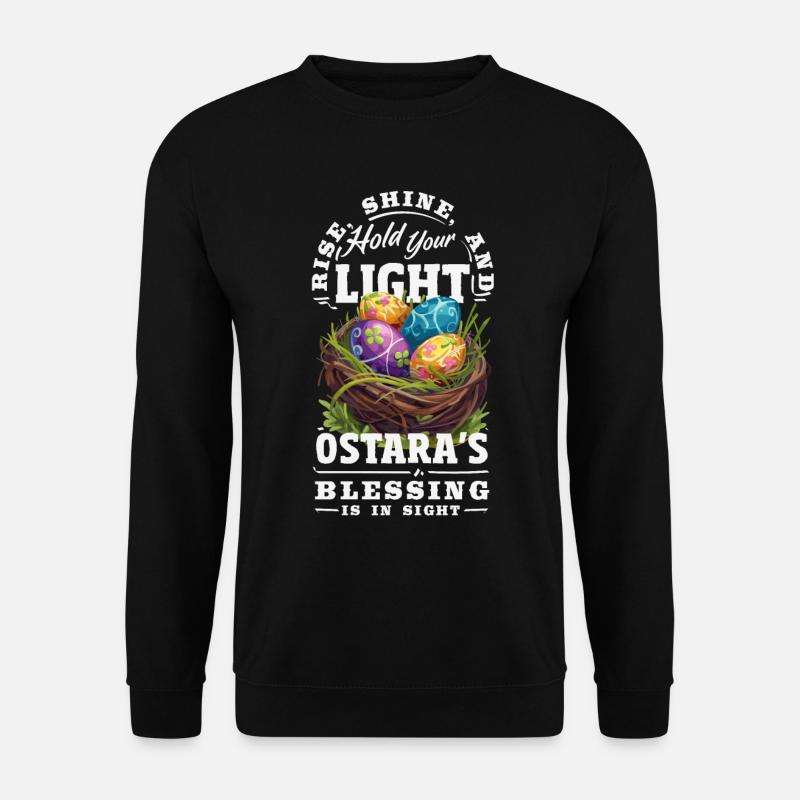 Easter Eostre Pagan Spring - Unisex Sweatshirt - black