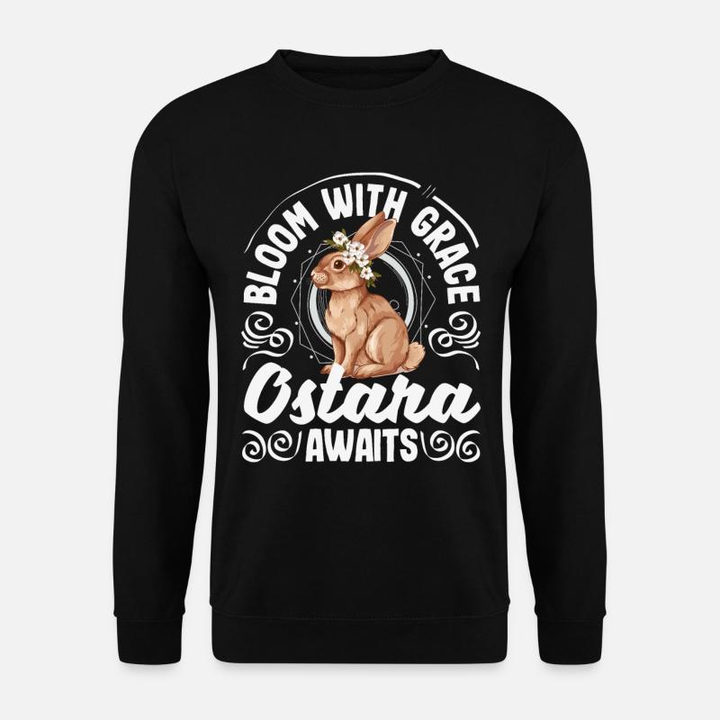 Easter Eostre Pagan Spring - Unisex Sweatshirt - black